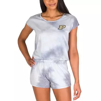 Комбинезон Concepts Sport Purdue Boilermakers, серый