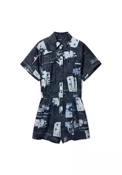Комбинезон Desigual с шортами, синий
