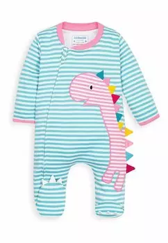 Комбинезон DINO APPLIQU JoJo Maman Bb, цвет duck egg