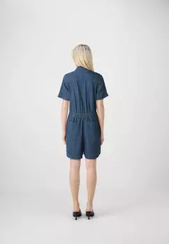 Комбинезон GAP, синий деним Utility Romper
