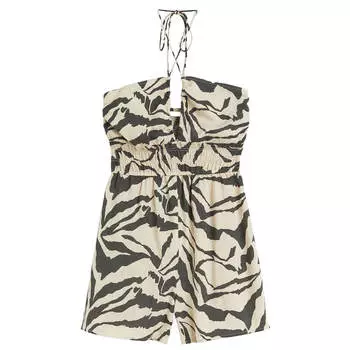 Комбинезон H&amp;M Halterneck Romper, черный/белый