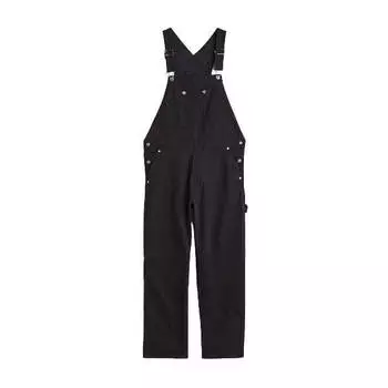 Комбинезон H&amp;M Relaxed Fit Overalls, черный