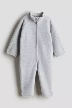 Комбинезон из флиса. H&M, серый