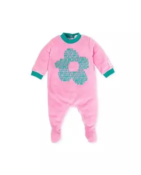 Комбинезон клубничного цвета с длинными рукавами для девочки AGATHA RUIZ DE LA PRADA, розовый
