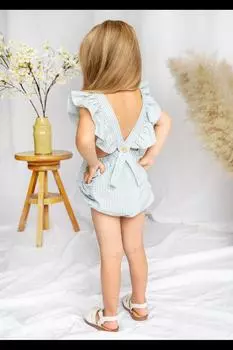 Комбинезон Lillie All in One в тонкую полоску Freya Lillie, зеленый