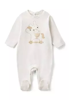 Комбинезон LONG WITH PRINT United Colors of Benetton, цвет white