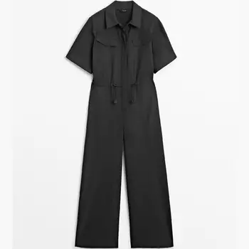 Комбинезон Massimo Dutti Coveralls, темно-серый