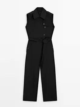 Комбинезон Massimo Dutti Tailored-fit, черный