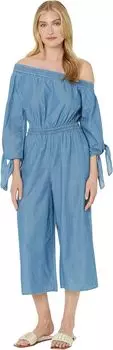 Комбинезон Michael Kors One-Shoulder Jumpsuit, цвет Light Cadet Wash