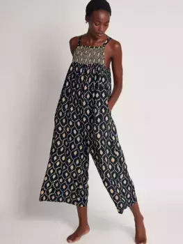 Комбинезон Monsoon Rhea Batik Print, цвет black/beige