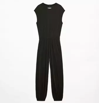 Комбинезон Oysho Modal Blend Long, черный