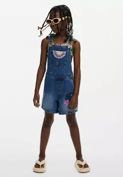 Комбинезон PATCHWORK OVERALLS Desigual, синий