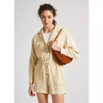 Комбинезон Pepe Jeans Elison, бежевый