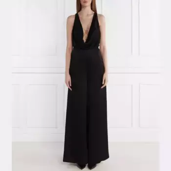 Комбинезон прямого кроя Elisabetta Franchi, черный