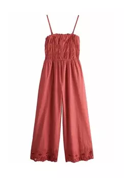 Комбинезон REGULAR FIT - SHIRRED WIDE LEG Next, коричневый
