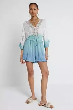 Комбинезон с декором омбре River Island, синий