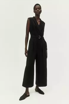Комбинезон с поясом H&M, черный