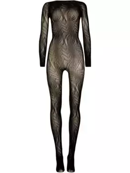Комбинезон Snake Net Wolford, черный