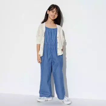 Комбинезон UNIQLO из шамбре, синий