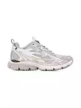 Комбинированные кроссовки OW Be Right Back Off-White, серый