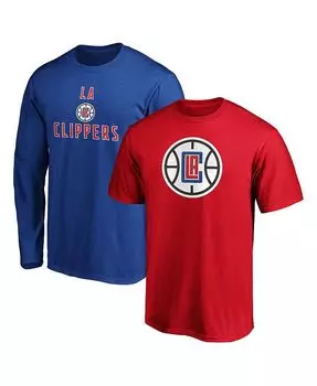 Комбинированный набор мужских красных футболок Royal La Clippers Fanatics, красный