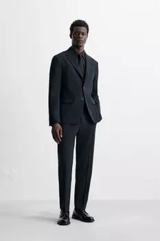 Комфортные брюки ZARA, темно-синий
