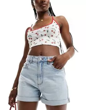 Комфортные джинсовые шорты для мамы ASOS DESIGN