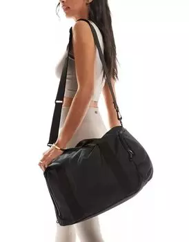 Компактная черная сумка для ручной клади ASOS