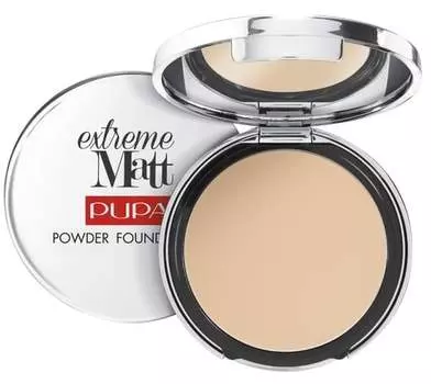 Компактная пудра 001, 11 г Pupa, Extreme Matt Compact Powder Foundation