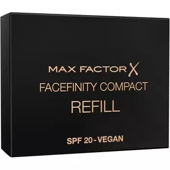 Компактная тональная основа Facefinity, сменный блок, теплый фарфор, 10 г Max Factor