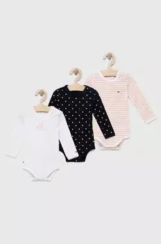 Комплект боди для малышей Tommy Hilfiger (3 шт.), розовый