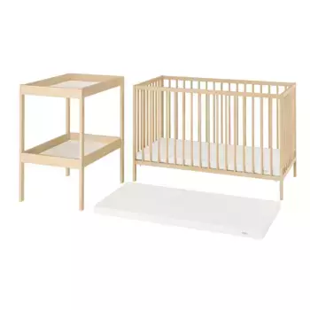 Комплект детской мебели, бук, 3 предмета SNIGLAR/PLUTTIG IKEA