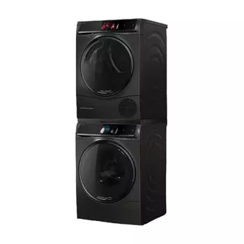 Комплект для стирки и сушки белья Bosch WGC854C30W+WQC855C30W, черный