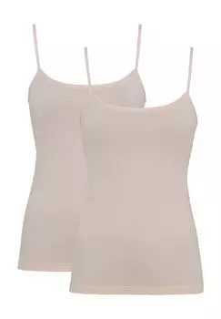 Комплект из 2 топов на тонких бретельках Superfine Organic для женщин mey, цвет Bailey