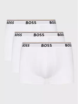 Комплект из 3 боксеров Boss, белый