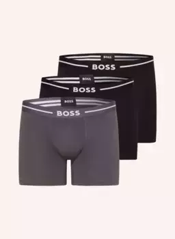 Комплект из 3 боксеров Boss, черный