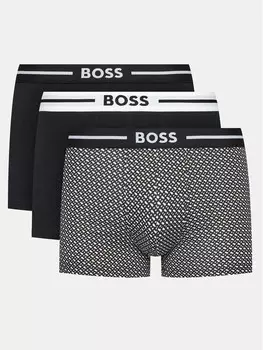 Комплект из 3 боксеров Boss, черный