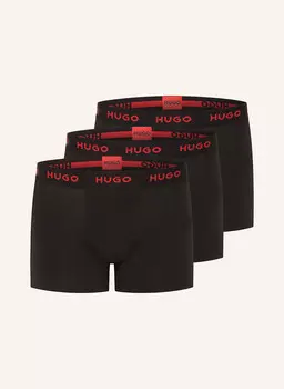 Комплект из 3 боксеров HUGO, черный