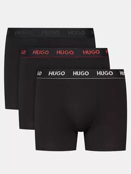 Комплект из 3 боксеров Hugo, черный