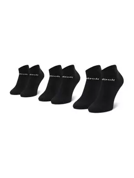 Комплект из 3 пар коротких носков Reebok, черный