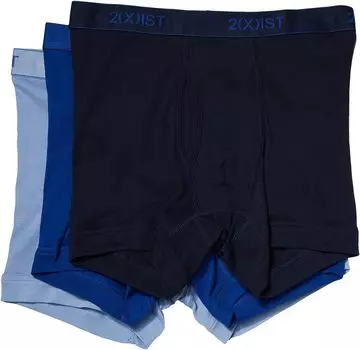 Комплект из 3 трусов-боксеров ESSENTIAL 2(X)IST, цвет Navy/Cobalt/Porcelain