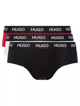 Комплект из 3 трусов Hugo, мультиколор