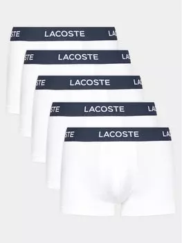 Комплект из 5 боксеров Lacoste, белый