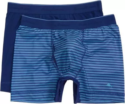 Комплект из двух трусов-боксеров из сетчатой ткани Tommy Bahama, цвет Navy/Stripe
