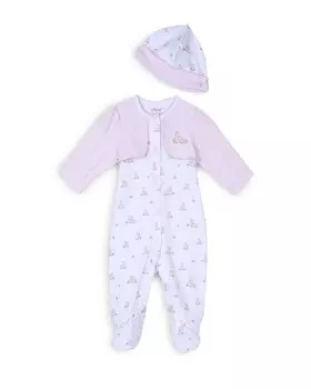Комплект из футболки и шапки Little Me для девочек Baby Bunnies — для малышей, розовый