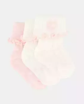 Комплект из трёх носков для девочки Cotton Juice, мультиколор