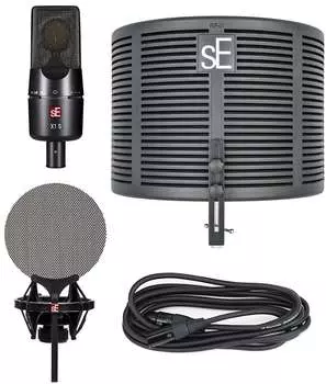 Комплект микрофонов sE Electronics X1S Studio Bundle with Shockmount, RF-X Reflexion Filter, Pop Filter, Cable