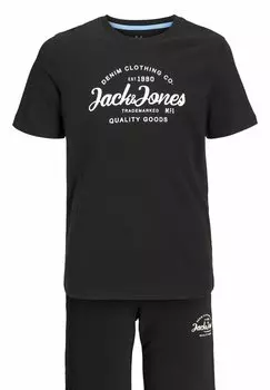 Комплект ночного белья Set Jack & Jones, черный