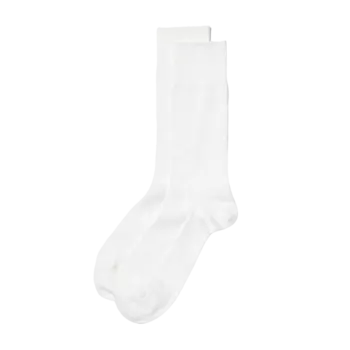 Хлопковые носки Uniqlo Supima Kanoko, белый