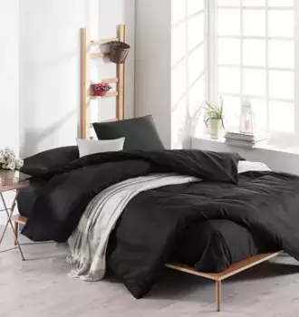 Комплект пододеяльников L'Essentiel Linge de Maison, черный
